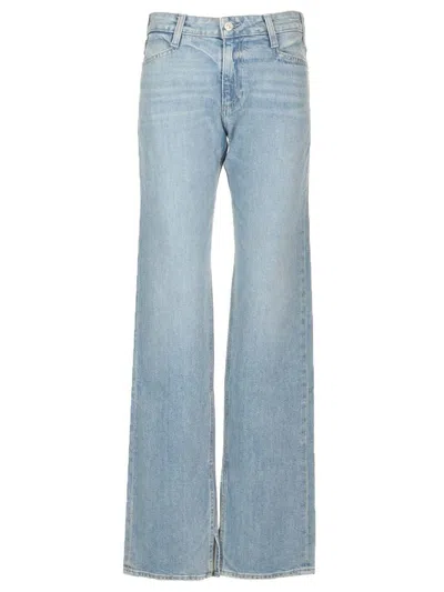 Paige Jolene Straight Leg Jeans In Blue