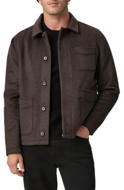 Paige Chancery Wool Blend Jacket In Dark Arrowhead