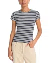 Paige Chantrelle Stripe T-shirt In Ivory