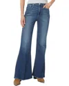 Paige Charlie High Rise Flare Leg Jeans In Mixtape In Blue