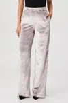 PAIGE CHATEAU VELVET PANT IN PEWTER