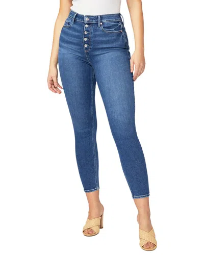 Paige Cheeky Wonderwall High Rise Skinny Jean In Blue