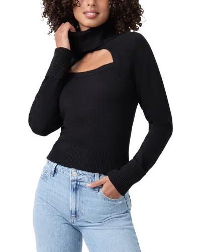 Paige Cherise Wool-blend Sweater In Black