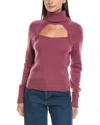 Paige Cherise Wool-blend Sweater In Pink
