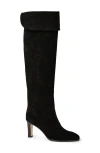 Paige Chiara Over The Knee Boot In Animal Print
