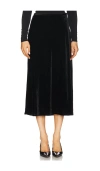 Paige Cicely Midi Skirt In 블랙