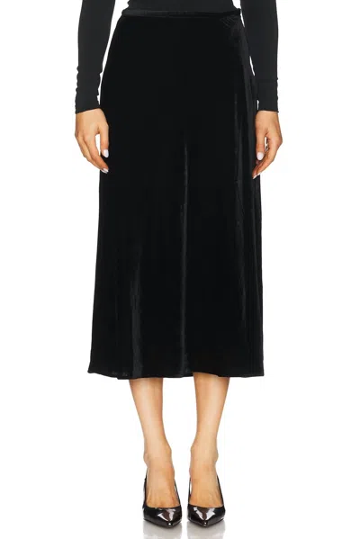 Paige Cicely Midi Skirt In Black