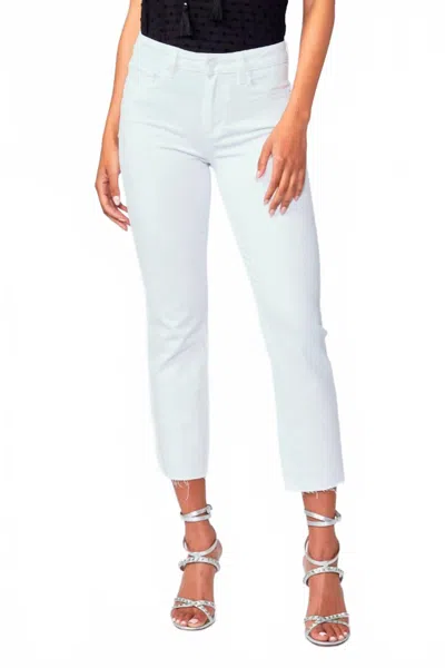 Paige Cindy Crop Jeans In Crisp White