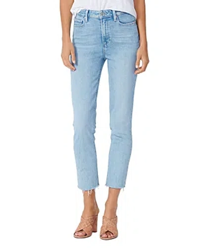 Paige Cindy High Rise Ankle Straight Jeans In Park Ave