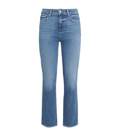 Paige Cindy High-rise Straight Jeans In Blue