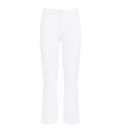 Paige Cindy High-rise Straight Jeans In White