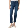 Paige Cindy High Waist Ankle Straight Leg Jeans In Blue