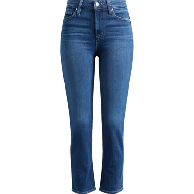 Paige Cindy High Waist Ankle Straight Leg Jeans In Blue