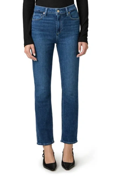 Paige Cindy High Waist Ankle Straight Leg Jeans In Blue