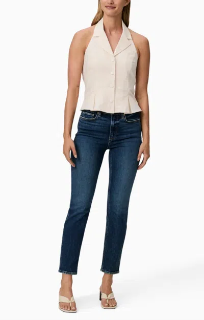 Paige Cindy High Waist Ankle Straight Leg Jeans In Arpeggio In Multi