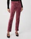 Paige Cindy Jeans With Twisted Seam In Rose Tea In Multi