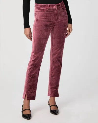 Paige Cindy Jeans With Twisted Seam In Rose Tea In Multi
