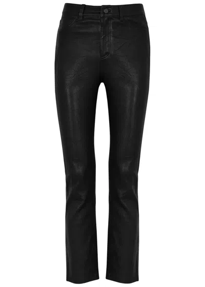 PAIGE PAIGE CINDY LEATHER TROUSERS