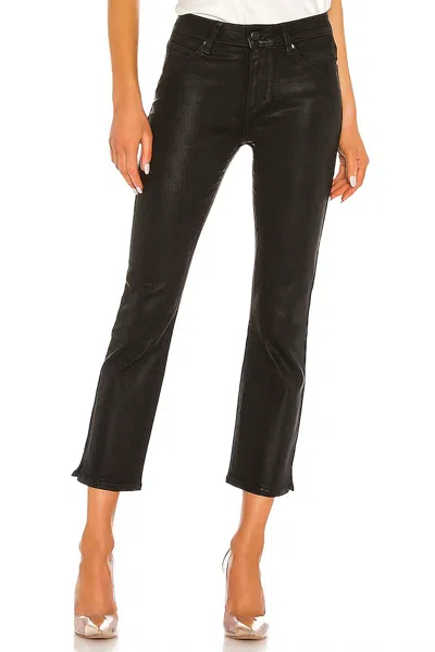 Paige Cindy Luxe Coated Jeans In Black Fog In Multi