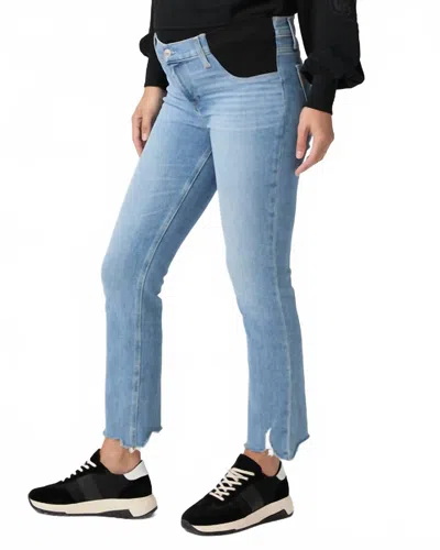 Paige Cindy Maternity Straight Jean In Mel In Blue