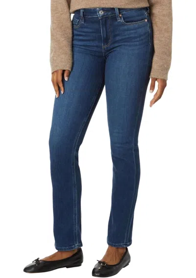 Paige Cindy Seamed Jeans In Sketchbook In Blue