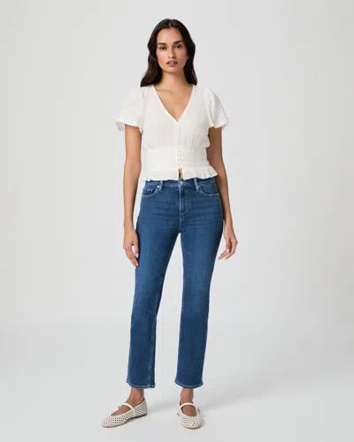 Paige Cindy Straight Jean In White