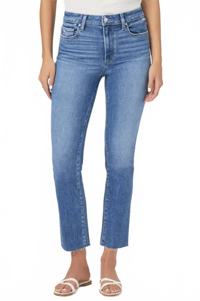 Paige Cindy Straight Jean In Flamenco Distressed