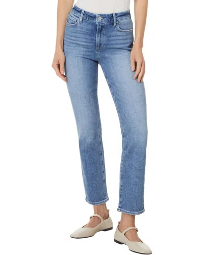 Paige Cindy Straight Leg Jeans In Limo