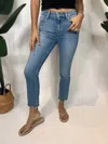 Paige Cindy Straight Leg Jeans In Mel