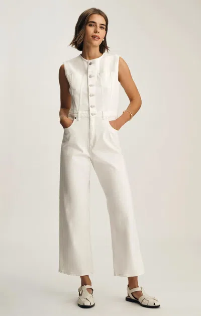 Paige Cirie Jumpsuit In Ecru In White