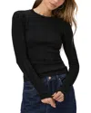 Paige Claire Silk-blend Top In Black