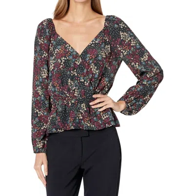 Paige Clara Top In Black Multi