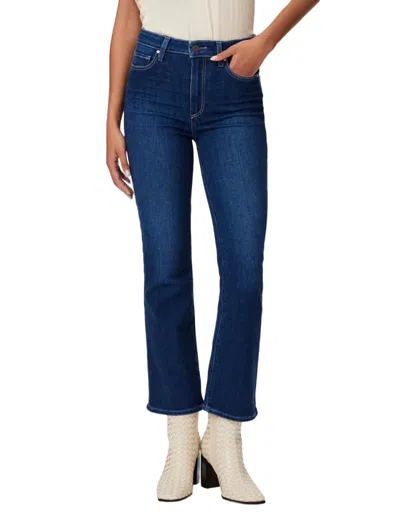 Paige Claudine Ankle Boot Cut Jean In Timeless In Soleil