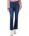 Paige Claudine Beach Break High Rise Sleek Ankle Flare Jean In Blue