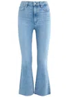 PAIGE PAIGE CLAUDINE CROPPED FLARED-LEG JEANS