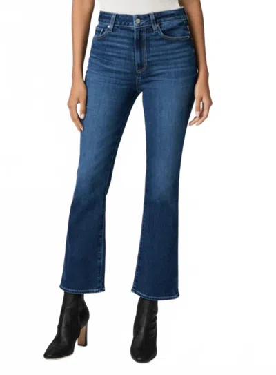 Paige Claudine Flare Jeans In Moony In Blue