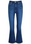 Paige Claudine Flared-leg Jeans In Blue
