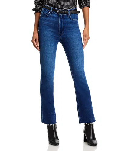 PAIGE CLAUDINE HIGH RISE ANKLE FLARE JEANS IN SAILAWAY