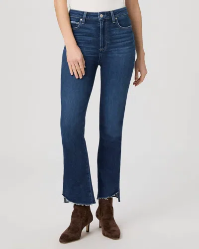Paige Claudine High-rise Flare Jeans In Vignette In Blue