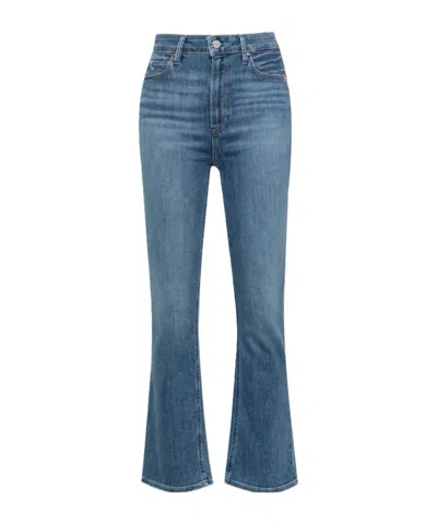 Paige Claudine High-rise Flared Jeans In Blue