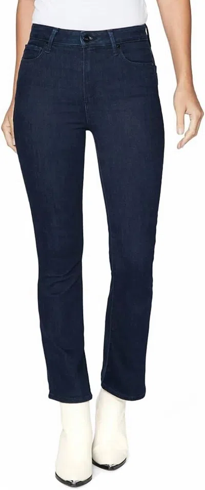 Paige Claudine High Rise Sleek Ankle Flare Jeans In Fidelity In Blue