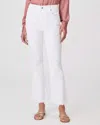 Paige Claudine Jeans In Lived In Crisp White Surfside In White