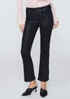 Paige Claudine Coated Flared Jeans In Multi