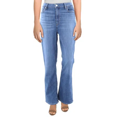 Paige Claudine Womens Stretch Denim Flared Jeans