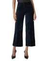 Paige Clean Front Anessa High Rise Ankle Jeans In Deep Navy In Blue