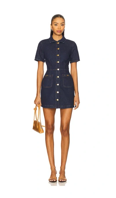 Paige Clementine Dress In Blue