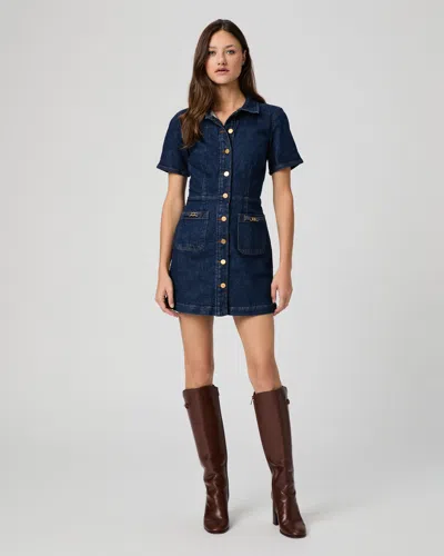 Paige Clementine Dress In Blue