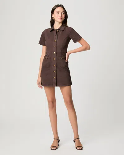 Paige Clementine Dress In Rich Chocolate