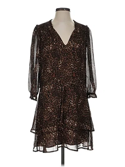 Pre-owned Paige Cocktail Dress In Brown