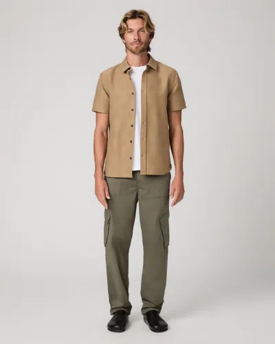 Paige Coleson Wide Leg Cargo Pant In Olive Wood